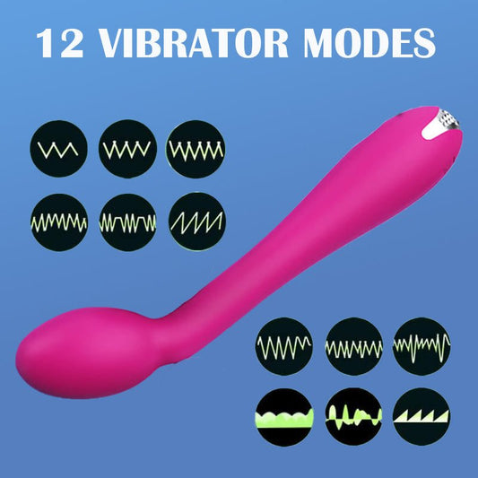 The G Curve - G - Spot Vibrator with 12 Modes - Peach Secrets