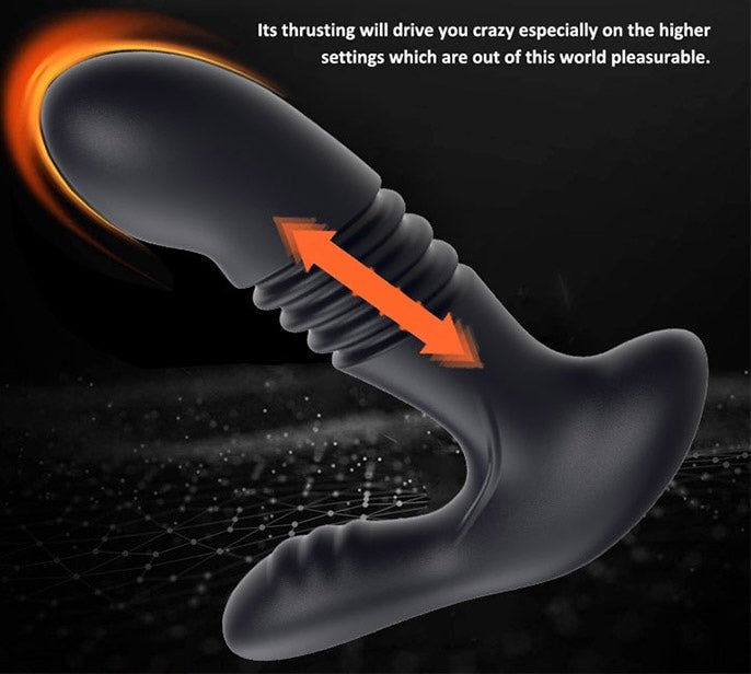 The Pulsar: Dual - Action Thrusting Prostate & G - Spot Massager - Peach Secrets
