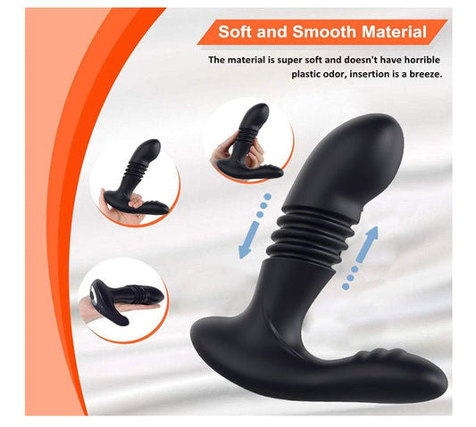The Pulsar: Dual - Action Thrusting Prostate & G - Spot Massager - Peach Secrets