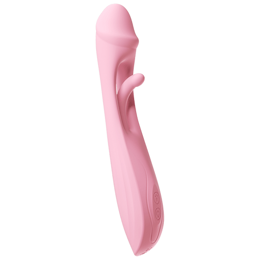 Flutter Secret - Dual Function Vibrator with A - Spot Pulsation & G - Spot Flapping - Peach Secrets