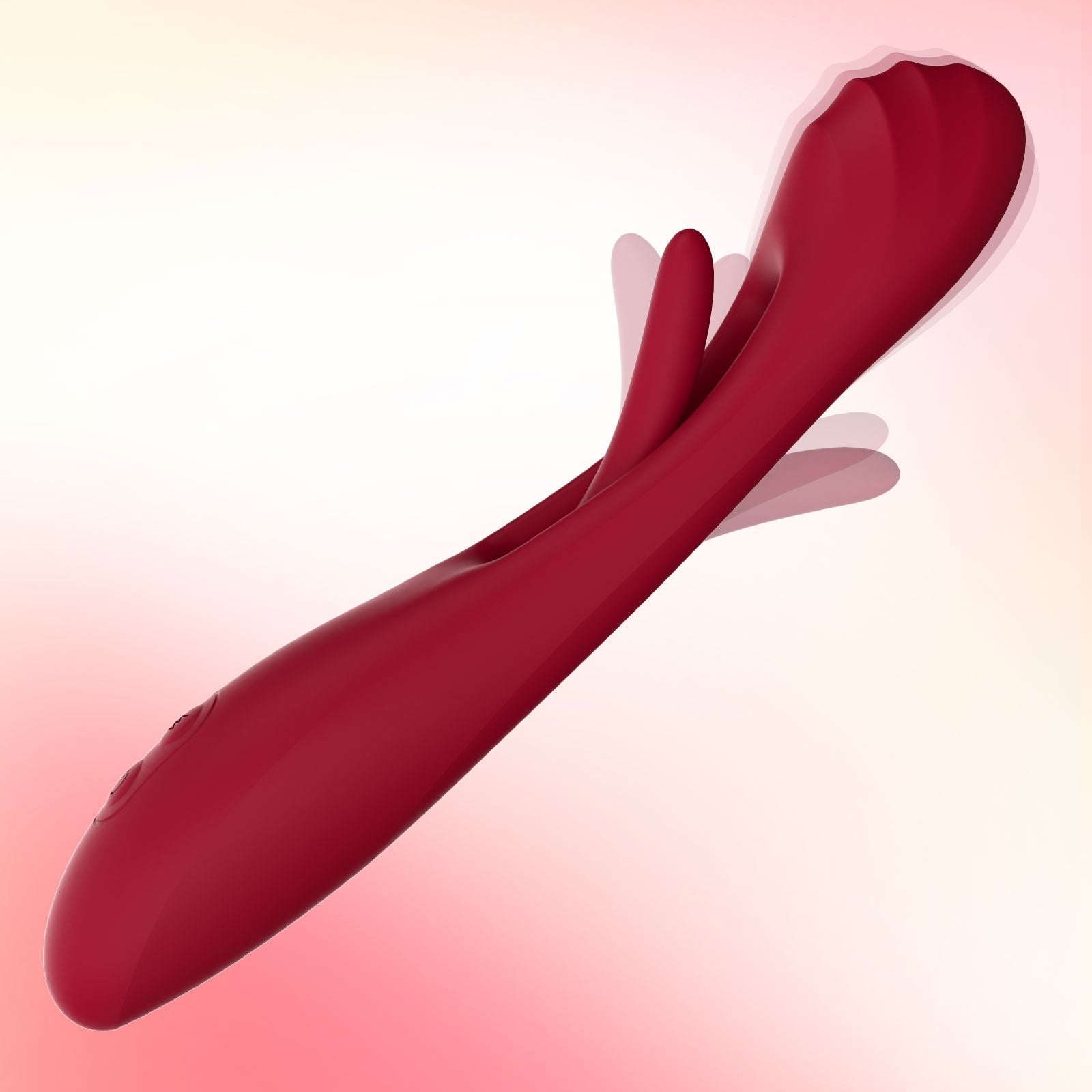 Flutter Secret - Dual Function Vibrator with A - Spot Pulsation & G - Spot Flapping - Peach Secrets