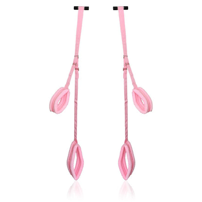 Heavenly Hang - Adjustable Door Sex Swing with Padded Straps - Peach Secrets