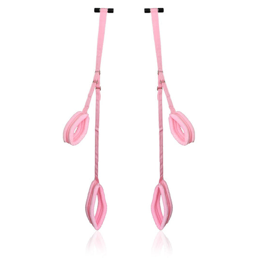 Heavenly Hang - Adjustable Door Sex Swing with Padded Straps - Peach Secrets