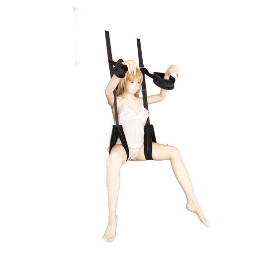 Heavenly Hang - Adjustable Door Sex Swing with Padded Straps - Peach Secrets