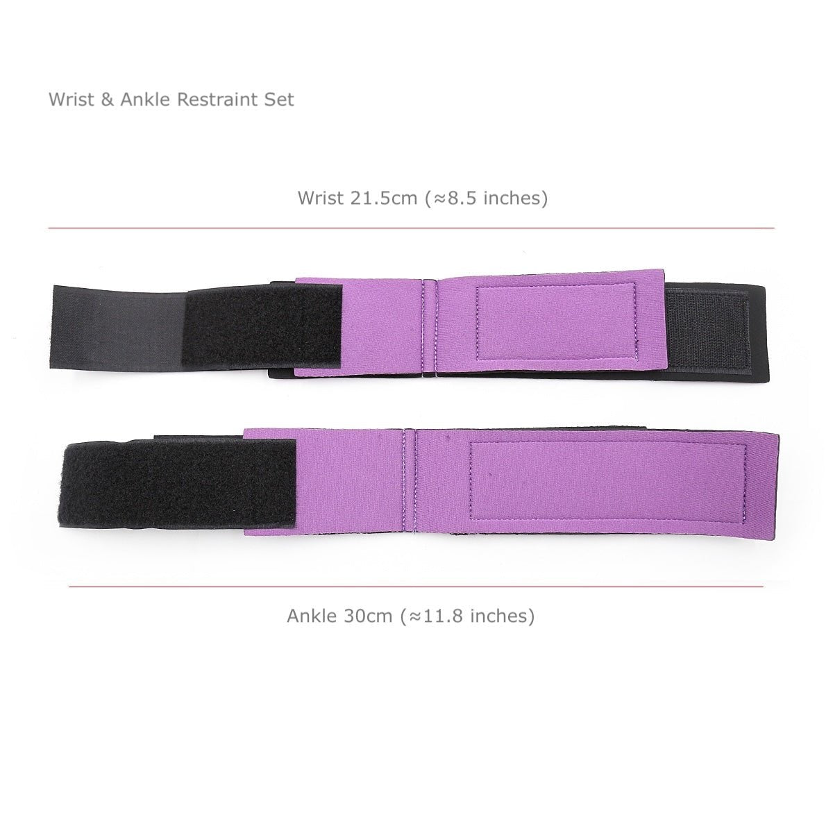 Leg - Up Positioning Cuffs - Soft Adjustable Bondage Restraint - Peach Secrets