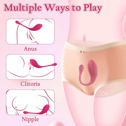 Secret Muse - Wearable Remote - Controlled Egg Vibrator with 12 Modes - Peach Secrets