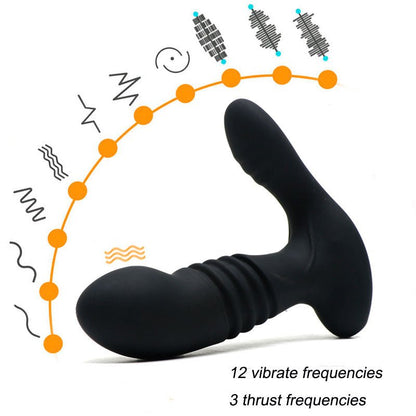 The Pulsar: Dual - Action Thrusting Prostate & G - Spot Massager - Peach Secrets