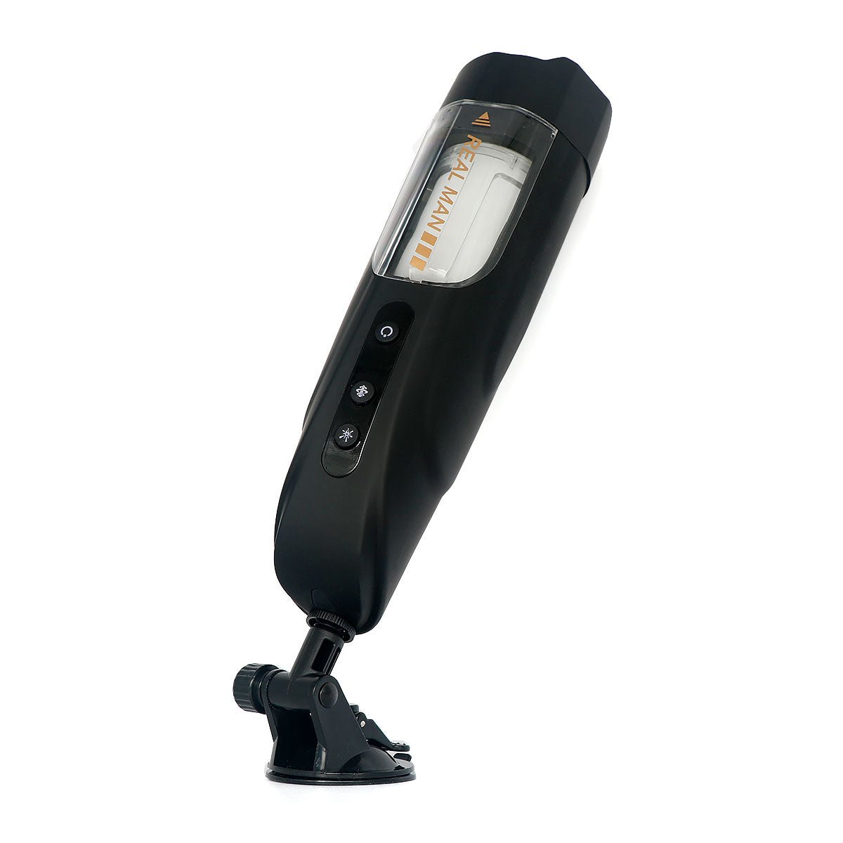 The RealMan IQ: Hands - Free Rotating & Thrusting Male Masturbator - Peach Secrets